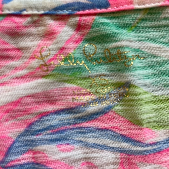 Lilly Pulitzer T-shirt Havana Cocktail print XS/S - Picture 3 of 6